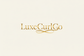 LuxeCurlCo Logo Gold